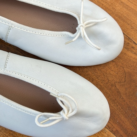 EUC French Sole New York FS/NY ballet flats white 42 or 10.5 - Picture 4 of 7